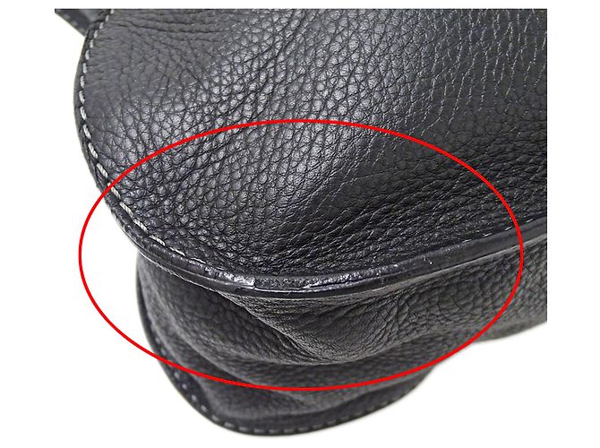 Borsa a mano Chloé Marcie in pelle nera - vista 13