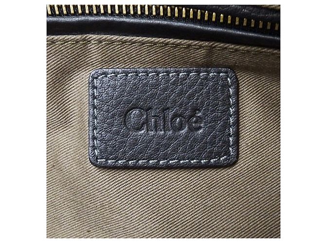 Borsa a mano Chloé Marcie in pelle nera - vista 6