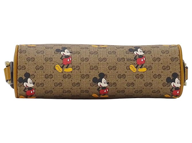 Borsa a tracolla marrone Gucci Disney Mickey Mouse Collaboration - vista 3