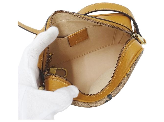 Borsa a tracolla marrone Gucci Disney Mickey Mouse Collaboration - vista 5