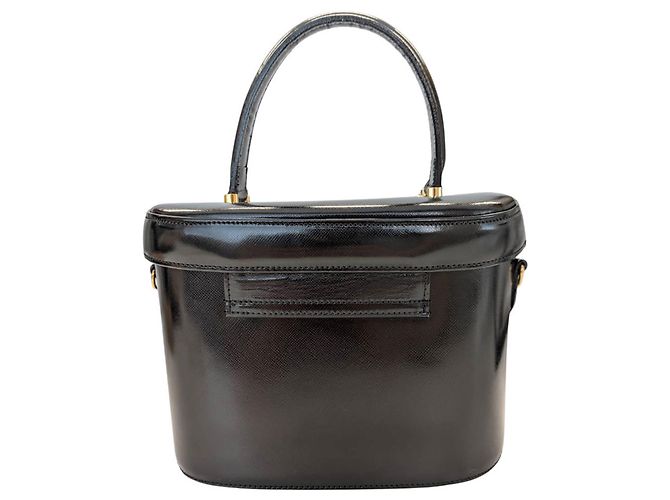 Borsa a mano Versace in pelle nera - vista 2