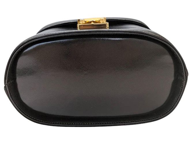 Borsa a mano Versace in pelle nera - vista 3