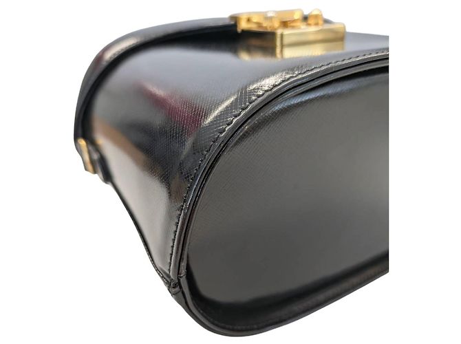 Borsa a mano Versace in pelle nera - vista 4