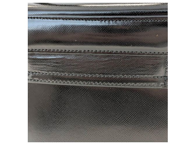 Borsa a mano Versace in pelle nera - vista 8