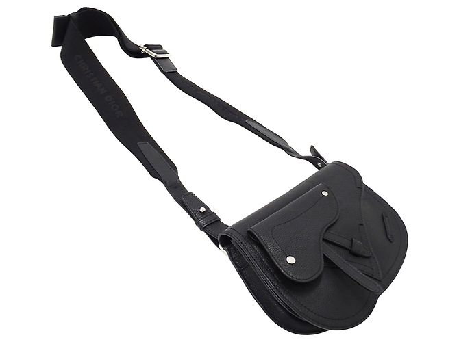 Borsa a mano Christian Dior in pelle nera - vista 4