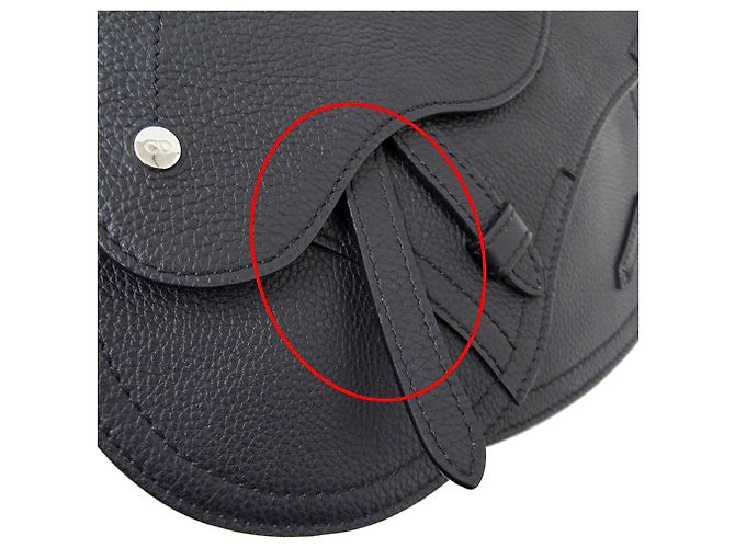 Borsa a mano Christian Dior in pelle nera - vista 7