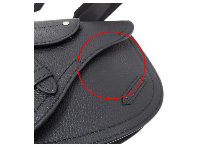 Borsa a mano Christian Dior in pelle nera - vista 8