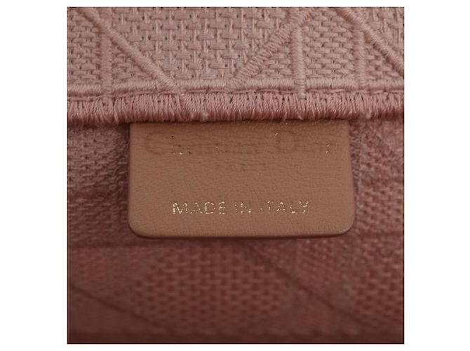 Christian Dior Book Cannage Bestickte Leinwand Large - Ansicht 6