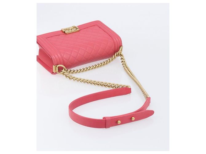 Chanel Boy Flap Quilted Lambskin New Medium - vista 7