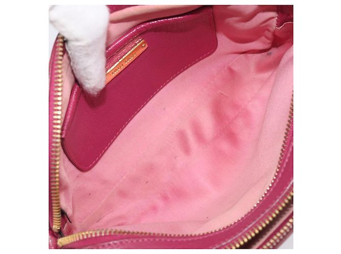 Miu Miu Madras Double Zip Leather Small - vista 5