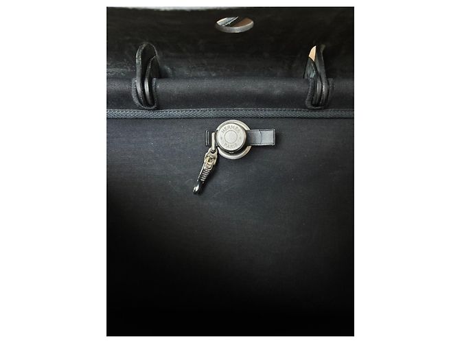 Borsa Hermès Herbag 39 Nero - vista 12