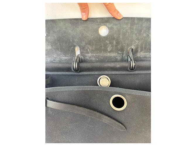 Borsa Hermès Herbag 39 Nero - vista 7
