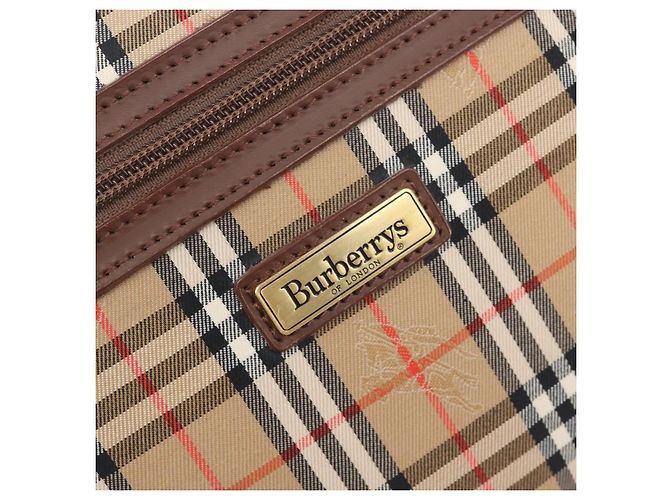 Pochette Burberry Nova check Canvas - vista 6