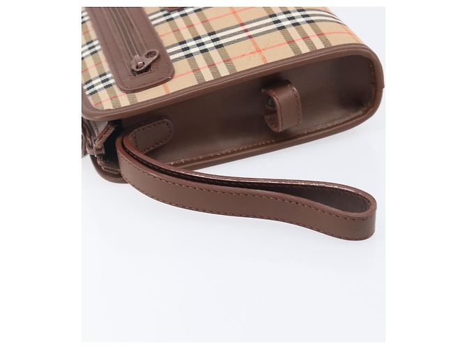 Pochette Burberry Nova check Canvas - vista 7