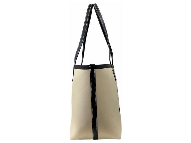Burberry Beige Canvas Tote Bag - Ansicht 3