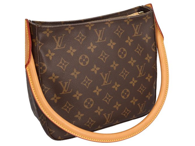 Borsa a tracolla Louis Vuitton Looping MM Monogram - vista 10