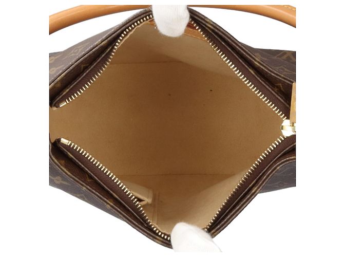 Borsa a tracolla Louis Vuitton Looping MM Monogram - vista 5