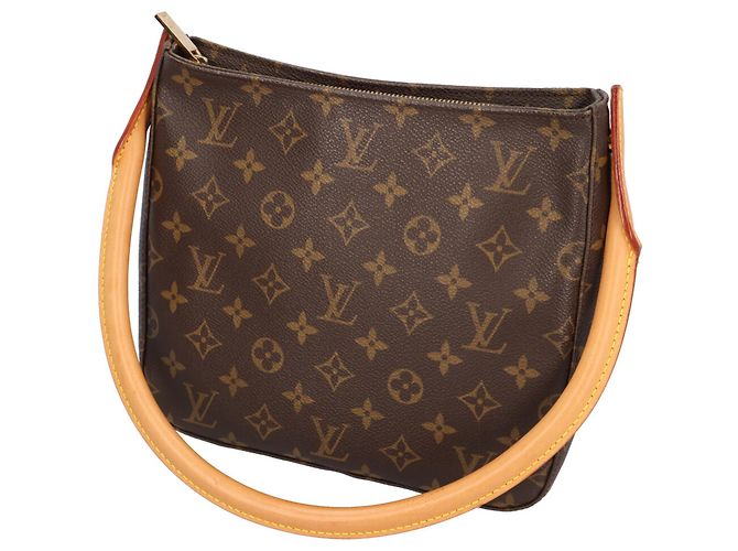 Borsa a tracolla Louis Vuitton Looping MM Monogram - vista 9
