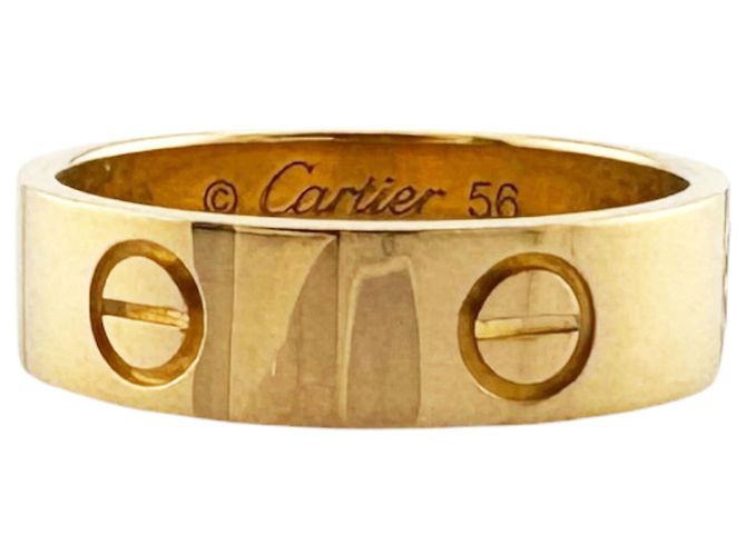 Anello Cartier Love in oro giallo 18K - vista 2