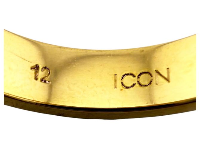 Anello Gucci Icon Band in oro giallo 18K - vista 4