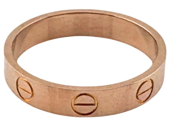Anello Cartier Mini Love in oro rosa 18K - vista 3