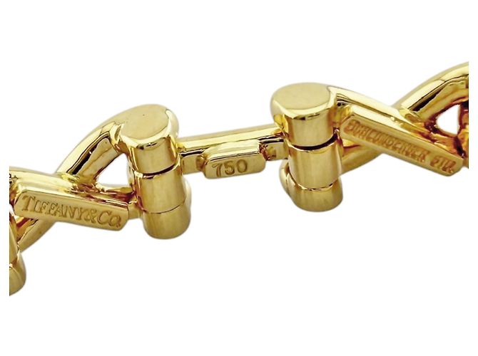 Autre Marque Bracciale Tiffany & Co. X-Link in oro giallo 18K - vista 3