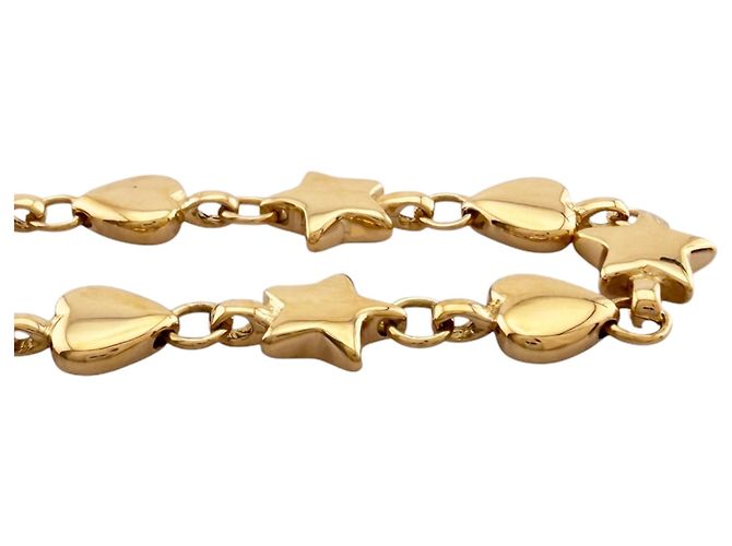Autre Marque Bracciale Tiffany & Co. in oro giallo 18K Star Heart - vista 2