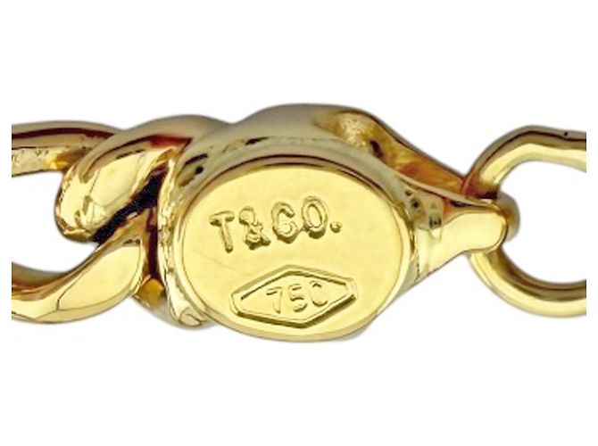 Autre Marque Bracciale con charm Tiffany & Co. in oro giallo 18K - vista 4