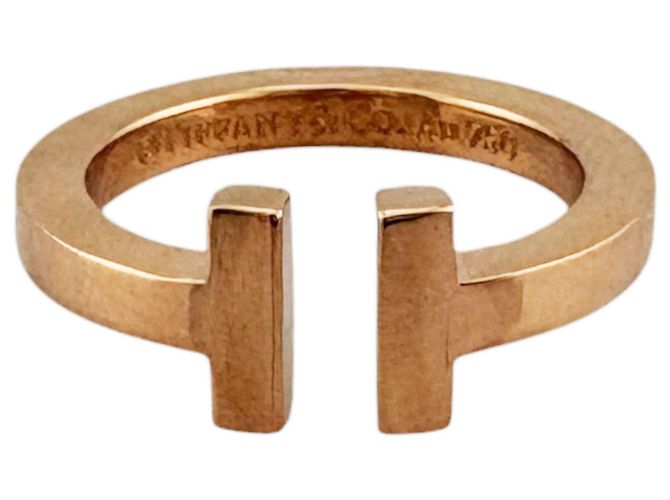 Autre Marque Anello Tiffany & Co. T Square in oro rosa 18K - vista 2