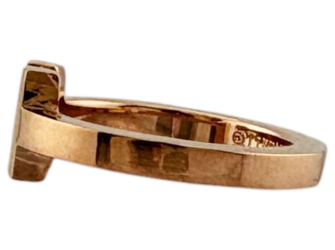 Autre Marque Anello Tiffany & Co. T Square in oro rosa 18K - vista 3
