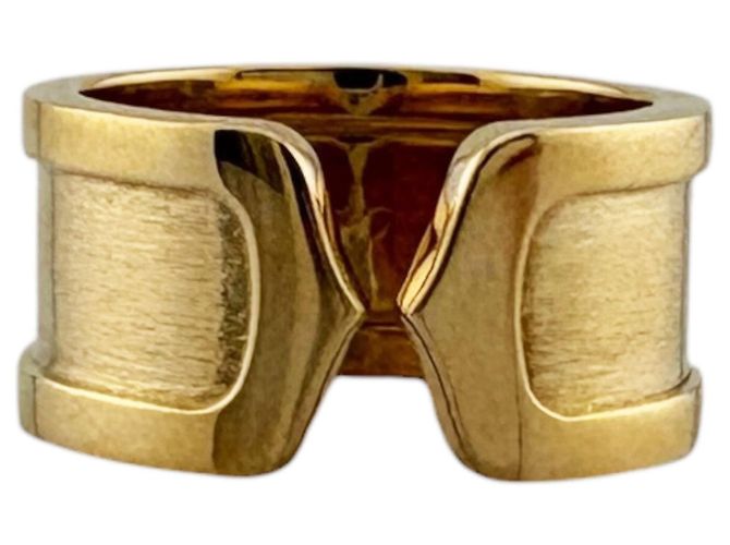 Anello Cartier 2C in Oro Giallo 18K - vista 2