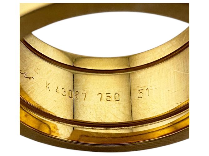 Anello Cartier 2C in Oro Giallo 18K - vista 7
