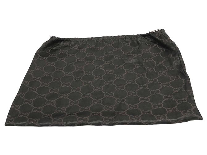 Borsa Gucci in pelle e canvas GG - vista 5