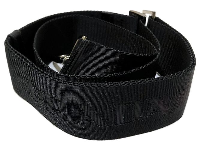 Borsa a mano Prada in nylon arancione - vista 5