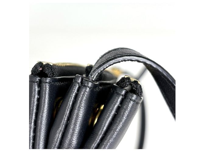 Céline Borsa a tracolla Trio Large in pelle Celine - vista 4