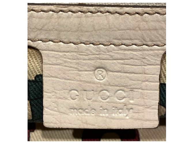 Borsa Tote Gucci - Sherry Canvas Leather - vista 4