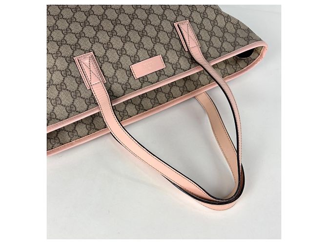 Borsa Tote Gucci Beige Pink - vista 7
