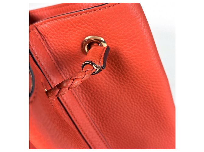 Borsa Tote Gucci in pelle rossa - vista 6
