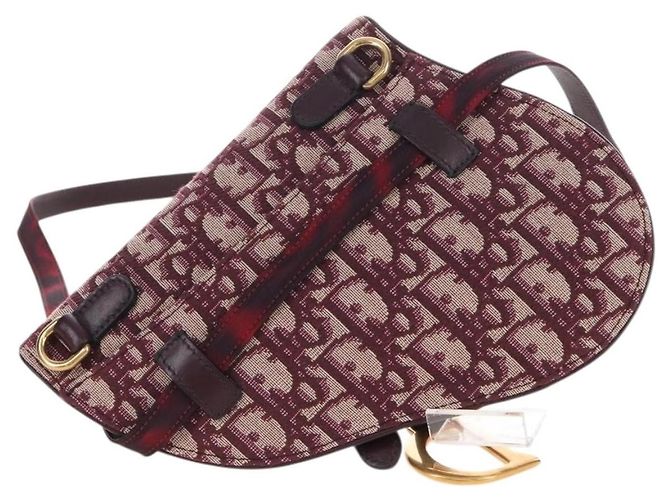 Christian Dior Saddle Gürtel aus Oblique Canvas - Ansicht 2