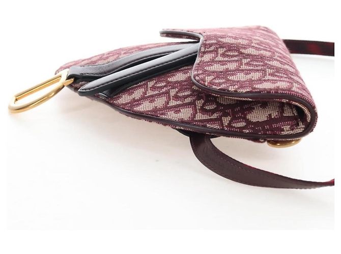 Christian Dior Saddle Gürtel aus Oblique Canvas - Ansicht 4