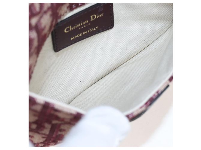 Christian Dior Saddle Gürtel aus Oblique Canvas - Ansicht 5
