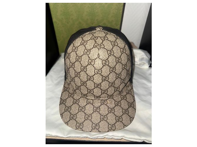 Gucci GG Supreme Canvas und Mesh Cap - Ansicht 2