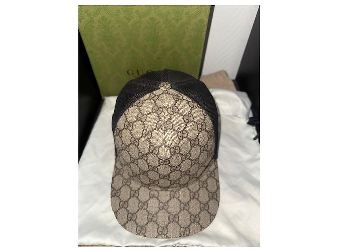 Gucci GG Supreme Canvas und Mesh Cap - Ansicht 4