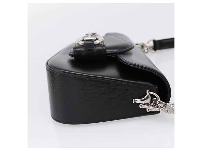 Gucci Horsebit 1955 Asymmetric Leather Mini - vista 4