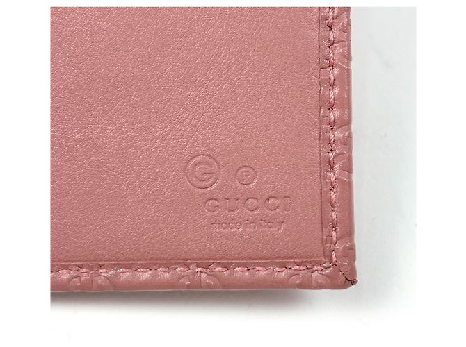 Gucci Long Wallet Microguccissima Bi-fold aus Shima-Leder - Ansicht 8