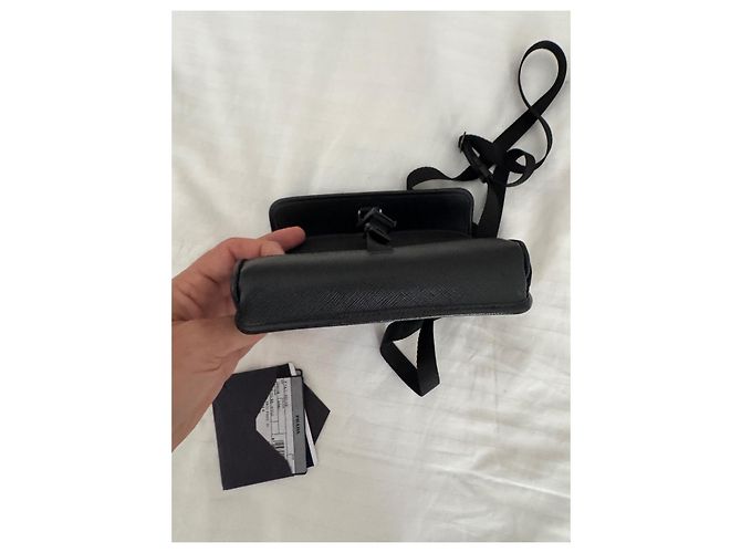 Prada Borsa a Tracolla Re-Nylon Nero - vista 2