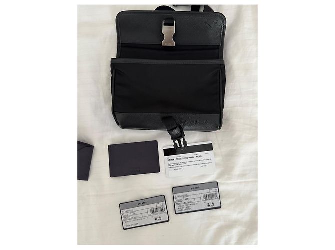 Prada Borsa a Tracolla Re-Nylon Nero - vista 4