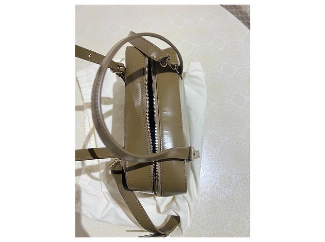 Apc A.P.C. Borsa a tracolla in pelle marrone - vista 4