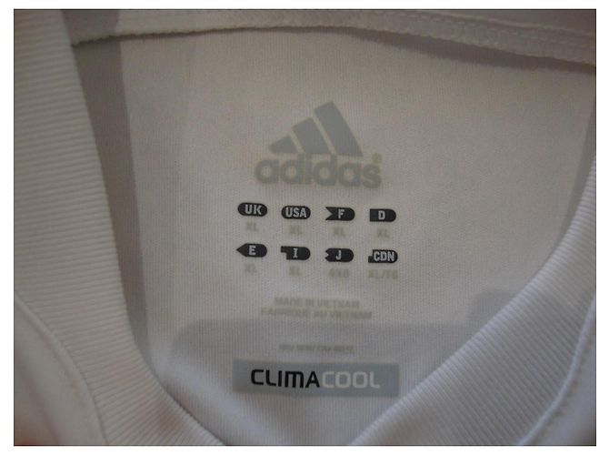T-shirt Adidas bianca ClimaCool a maniche corte - vista 4