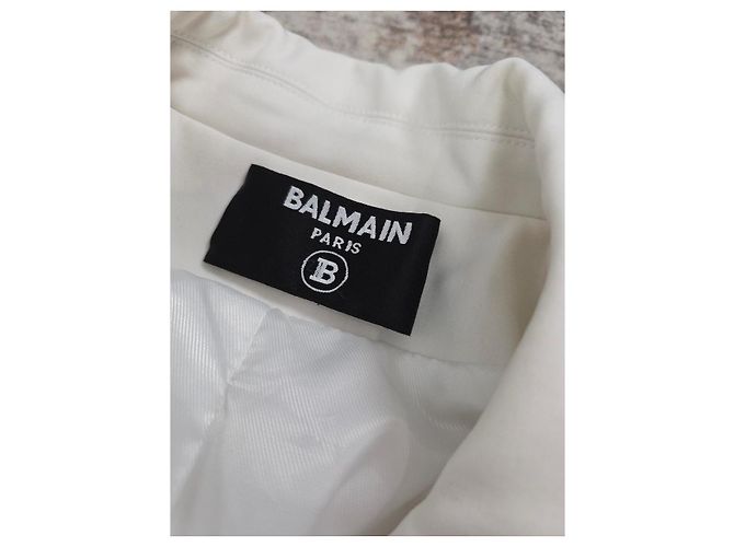 Blazer Balmain blanco cruzado - vista 3